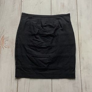Black Bodycon Short Pencil Skirt Size S
